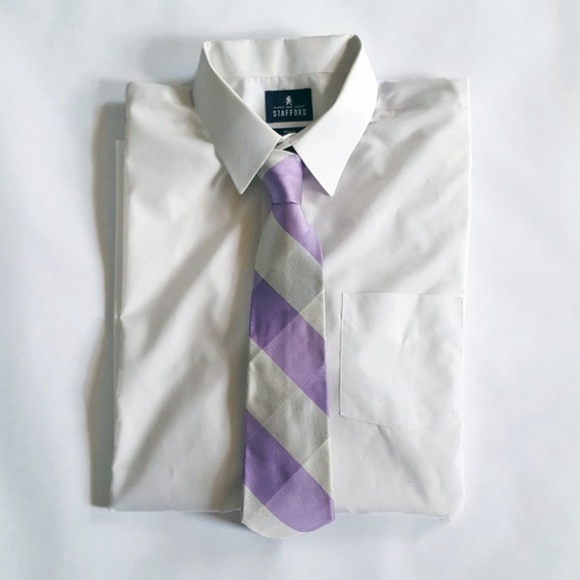 Paul Smith Other - Paul Smith Mens Silk Check Plaid Print Tie Purple